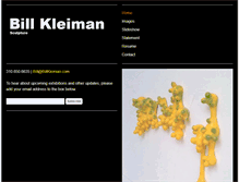 Tablet Screenshot of billkleiman.com